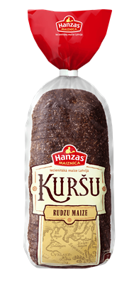 Picture of HANZAS - Rye bread Kursu 800g (box*12) 