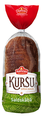 Picture of HANZAS - Rye light loaf bread Kursu 800g (box*12) 