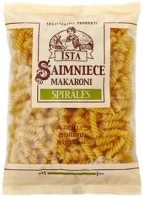 Picture of Pasta, Īsta Saimniece makaroni "Spirāles" 400g (in box 10)