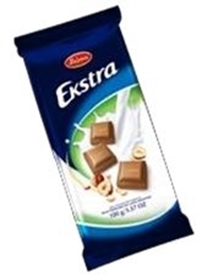 Picture of EKSTRA milk chocolate with Hazelnuts 100g (in box 15)