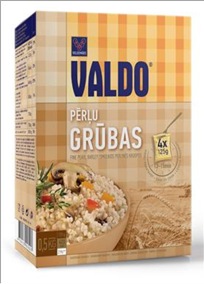 Picture of VALDO - Fine pearl barley 4x125 g (box*12)