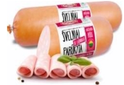 Picture of VIGESTA - Boiled sausage  "Daktariška Lightly Smoked" with Fat~0,5