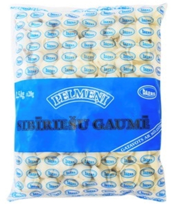 Picture of DAERS -  Pelmeņi"Sibīriešu gaumē" (2x2,5kg)  