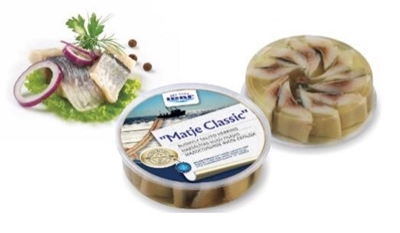 Picture of IRBE - Herring fillets  chunks "Matje Classic", in oil, 260 g (box*10) 