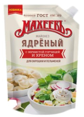 Picture of MAHEEV - Mayonnaise witk mustard seeds and horseradish 400ml (box*20)