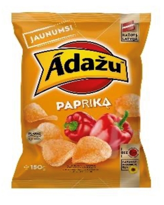 Picture of ADAZU - Crisps Paprika flavour 150g (box*18)