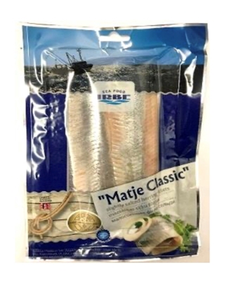 Picture of IRBE - Lightly Salted Herring Fillet "Matje", vakuum 200g (box*12)