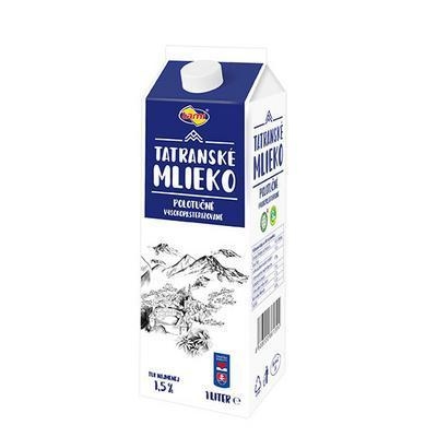 Picture of FRESH HALF-MILK MILK 1.5% 1l THERE (box*4)