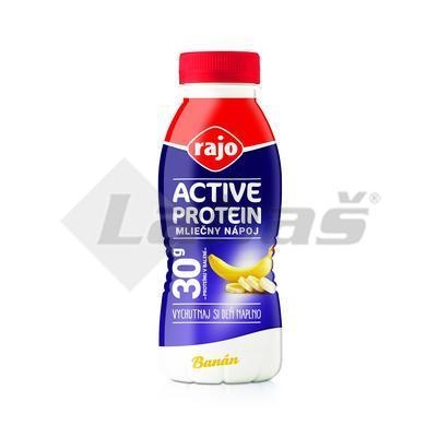 Picture of DRINK YOGHURT DRINK ACTIVE PROTEIN BANANA 330ml RAJO (box*8)