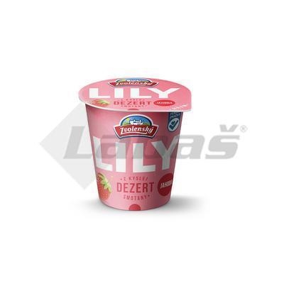 Picture of SOUR CREAM DESSERT LILY STRAWBERRY 145g ZVOLENSKÝ