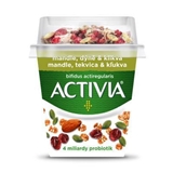 Picture of ACTIVIA WHITE YOGHURT WITH ALMONDS, GASKET AND CRANK 155g DANONE