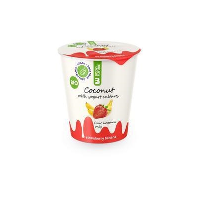 Picture of ORGANIC ORGANIC COCONUT STRAWBERRY-BANANA 140g BODY &amp; FUTURE PET GLUTEN-FREE