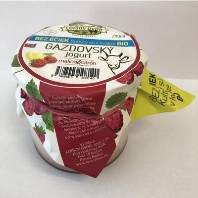 Picture of YOGHURT GAZDOV RASPBERRY-LEMON 200ml LOIŠ