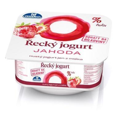 Picture of GREEK STRAWBERRY YOGHURT 140g PM