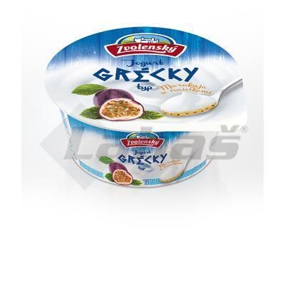 Picture of GREEK YOGHURT TYPE MARAKUJA WITH GRAINS 125g ZVOLENSKY