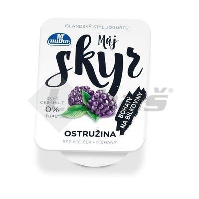 Picture of YOGHURT MY SKYR 0% BLACK 130g MILKO