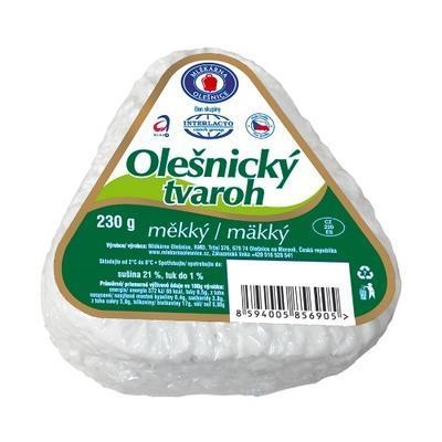 Picture of OLEŠNICKÝ SOFT CURD 230g Sep 14 days