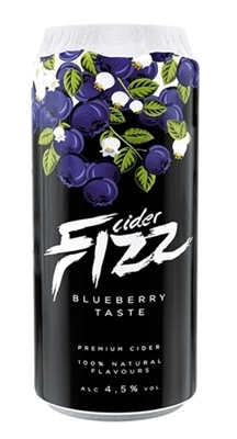 Picture of Fizz Cider Blueberry Taste 0.5l 4.5% (box*24)