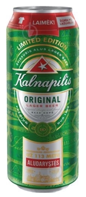 Picture of Beer KALNAPILIS Original 5.2% 0.568L can (box*24)