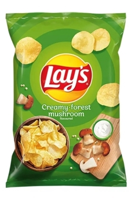 Picture of Crisps "Lay's" Sour cream & Mushrooms, 140g (box*21)