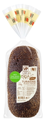 Picture of FLORA - Rye Bread "Turaida" sliced 700g (box15)