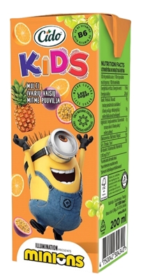 Picture of CIDO - Multi fruit drink KIDS 0.2l (in box 18)