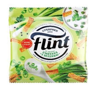 Picture of FLINT - Wheat rusks with sour cream and greenery 35g (box*60)