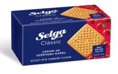 Picture of LAIMA - Biscuits Selga with cranberry flavour 180g (box*48)