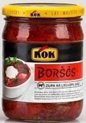 Picture of KOK - Suerkraut borshch with beef 480g (box*6)