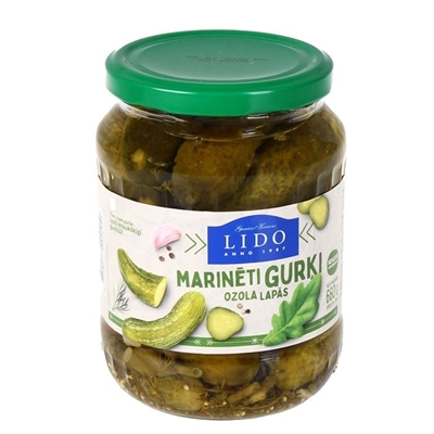 Picture of LIDO - Cucumbers marinated OAK (6-9cm) 660g (box*6)