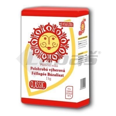 Picture of SELECTED SEMI-COARSE FLOUR 1kg CLASSIC MLYN KÓLÁROVO (box*10)