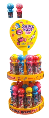 Picture of FUNNY CANDY SWING HEADS POP (box*36) £/box