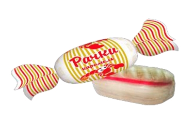 Picture of FUTURUS FOOD - Hard candy Rachki with nuts filling 1kg £/kg (box*4)