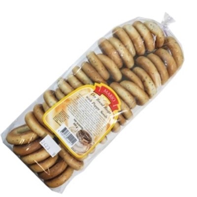 Picture of MARIO - Small poppy seed breadrings 180g (box*12)