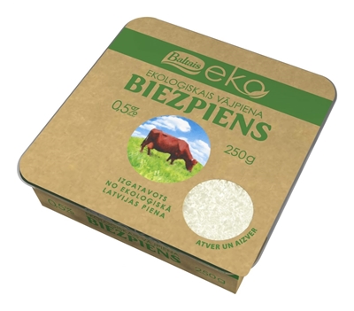 Picture of BALTAIS - EKO skimmed milk curd 0,2% low fat 200g (box*6)