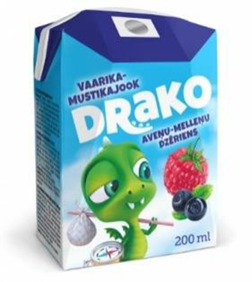 Picture of SPILVA - Drako raspberry-blueberry 0.2l (Box*24)