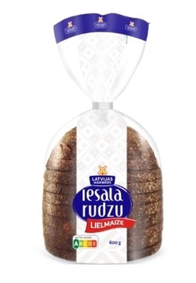 Picture of LATVIJAS MAIZNIEKS - Lielmaize malted rye bread 600g (box*8)