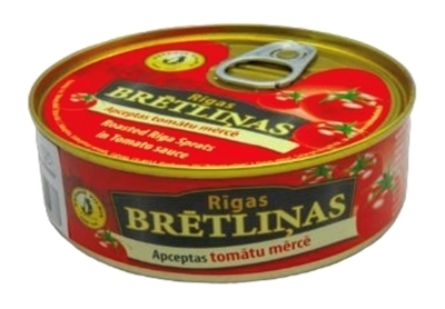 Picture of BRIVAIS VILNIS - Baltic sprats fried in tomato sauce, 240g (box*48)