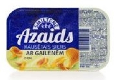 Picture of Smiltenes piens - PROCESSED CHEESE "AZAIDS'' WITH CHANTERELLES 200G (box*16)