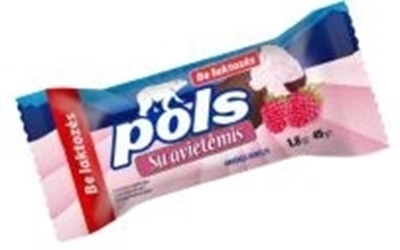 Picture of RPK - POLS CURD BAR RASPBERRY, LACTOSE FREE 45g (in box 16)