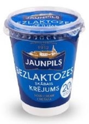 Picture of Jaunpils pienotava - Lactose free sour cream 20% 400g (in box 12)